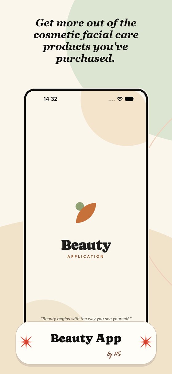 Beauty App by HG - Willkommensbildschirm