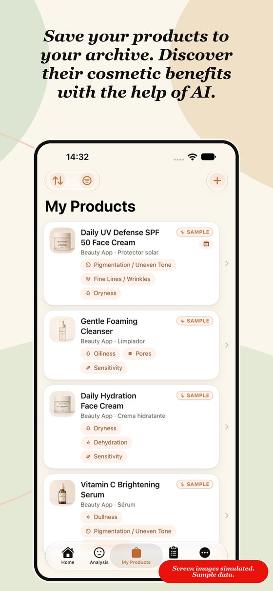 Beauty App by HG - Meine-Produkte-Bibliothek