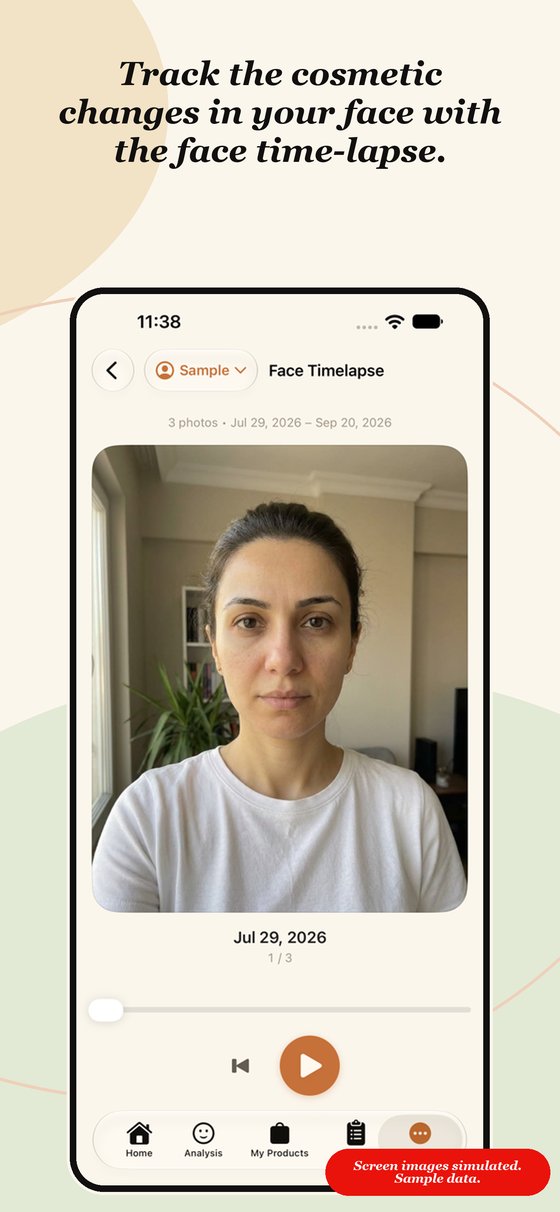 Beauty App by HG - Gesichts-Zeitraffer