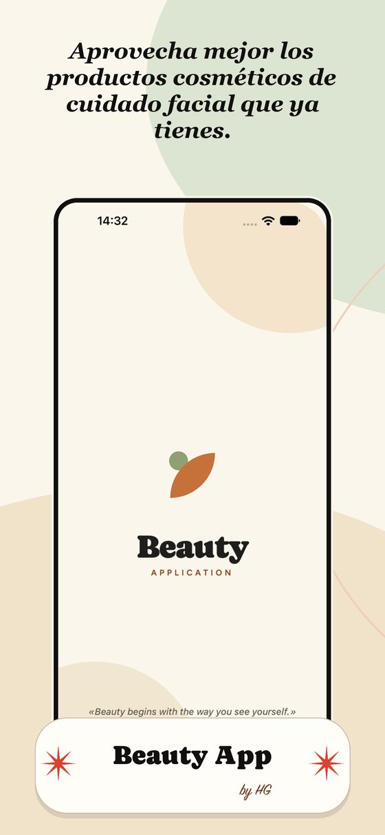 Beauty App by HG - Pantalla de bienvenida