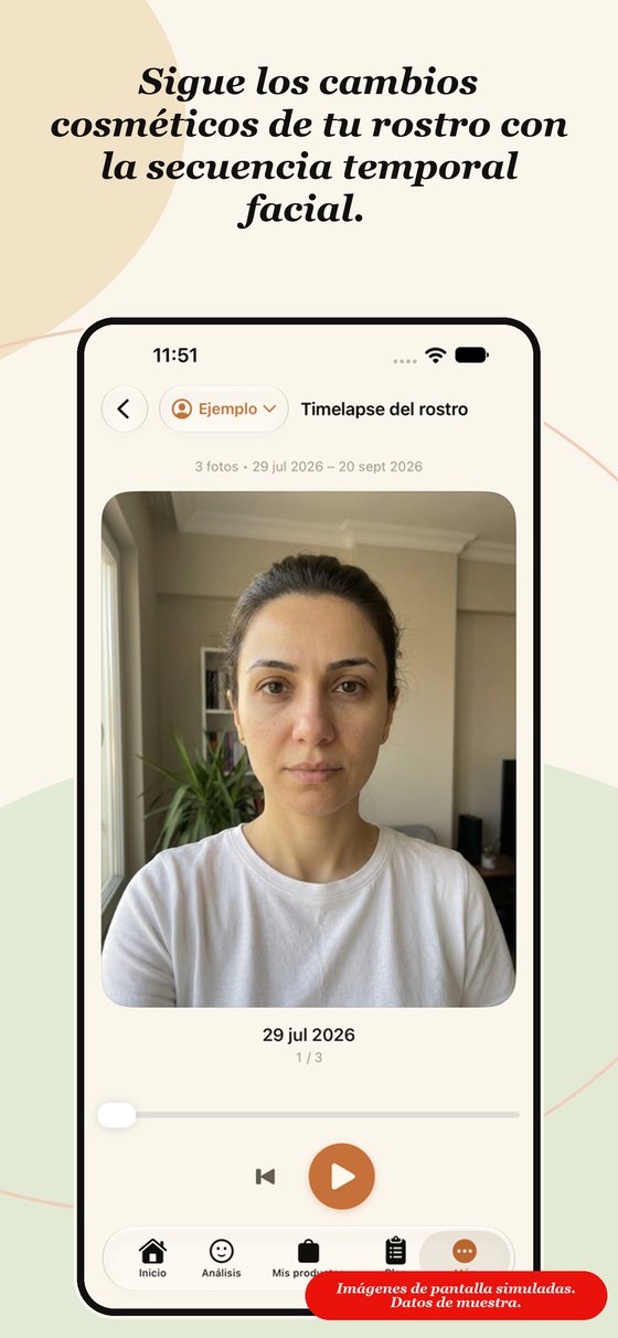 Beauty App by HG - Lapso de tiempo facial
