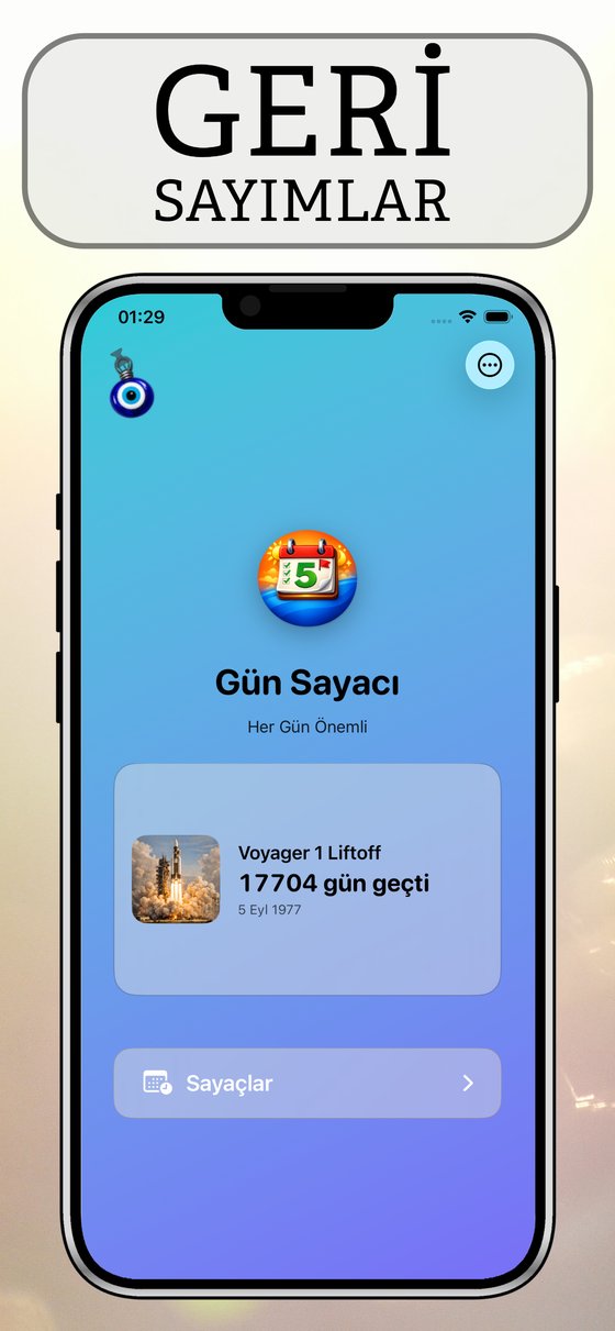 Gün Sayacı - Geri sayımlar