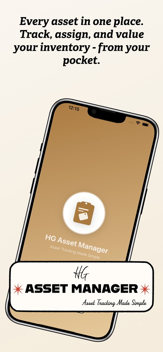 HG Asset Manager - Willkommensbildschirm