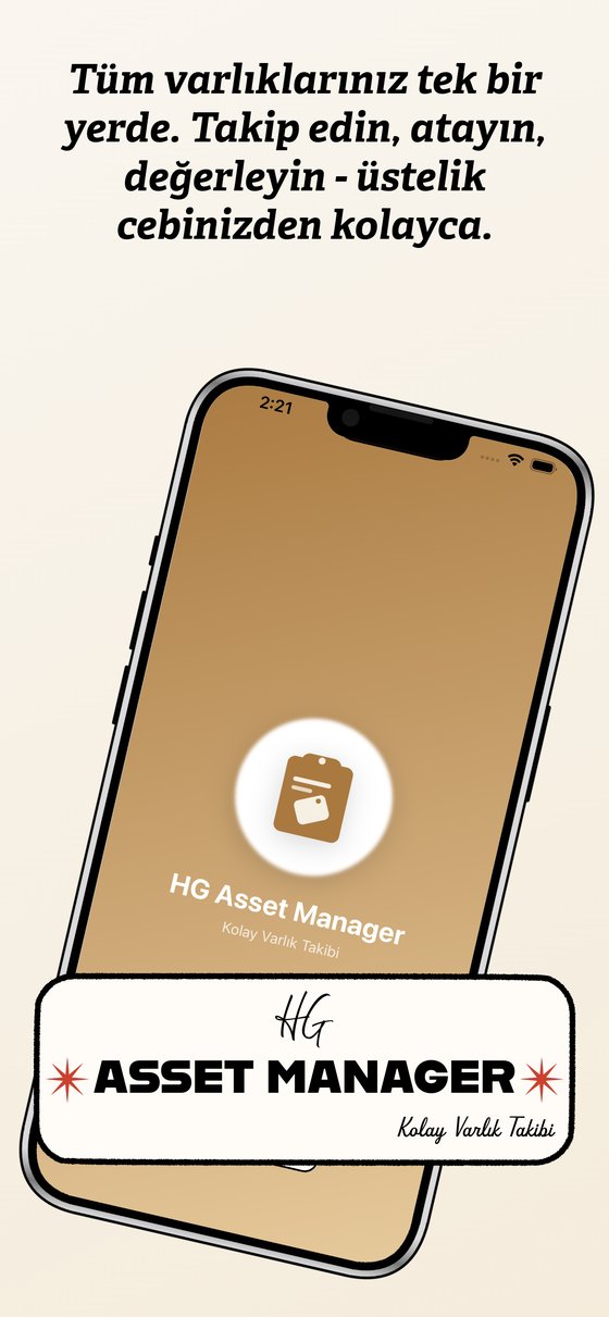 HG Asset Manager - Tanıtım ekranı