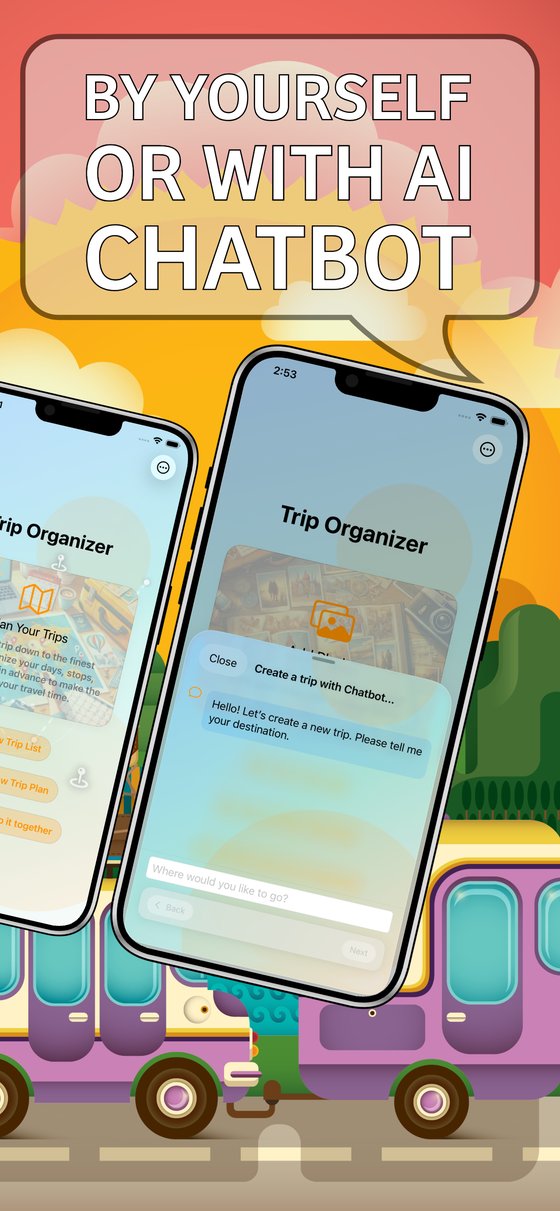 Trip Organizer - 여행 목록 및 챗봇으로 만들기