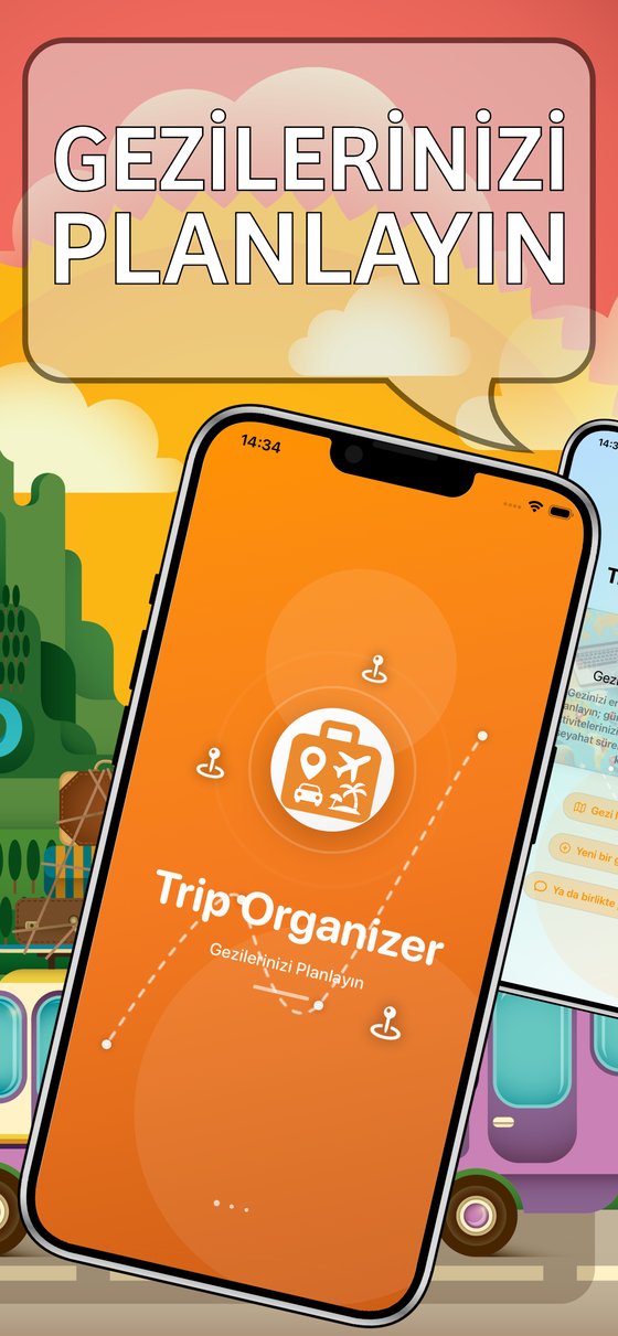Trip Organizer - Tanıtım ekranı